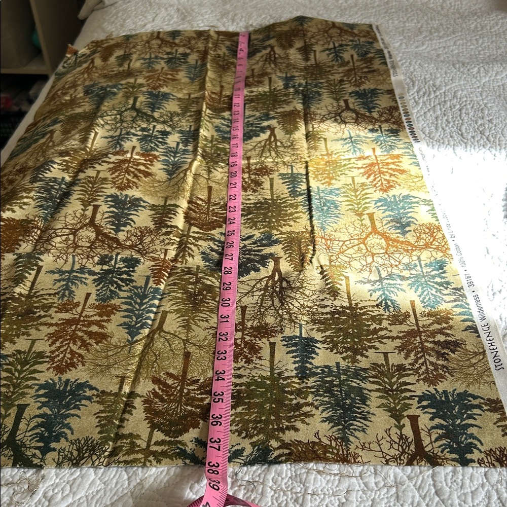 Forest Patterned Fabric - Picture 2 of 5